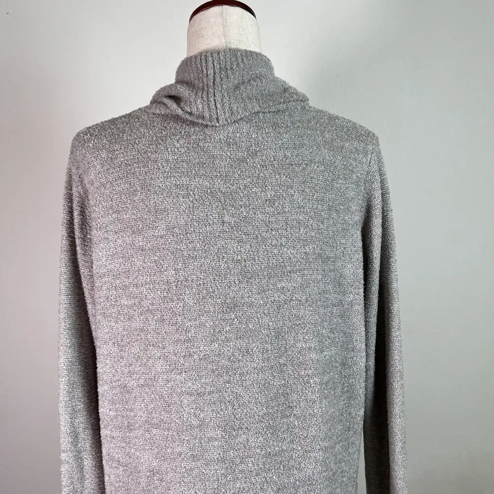 Barefoot Dreams CozyChic Lite Cardigan L/XL Grey Comfort Loungewear Pajama‎